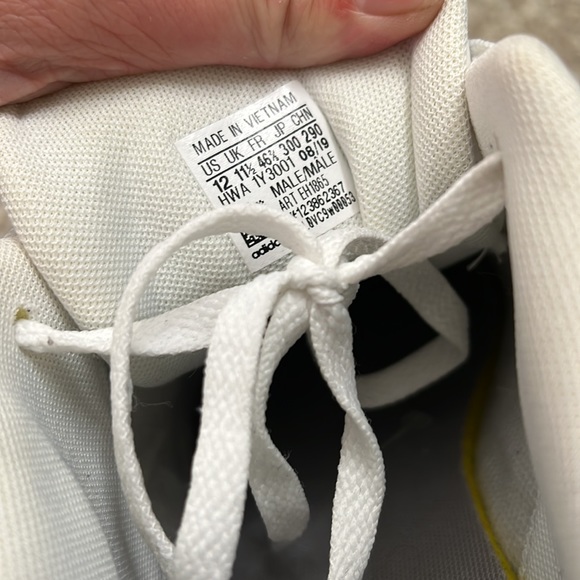 Adidas Entrap EH1865 orthotics sneakers white size 12 men’s - Picture 8 of 9